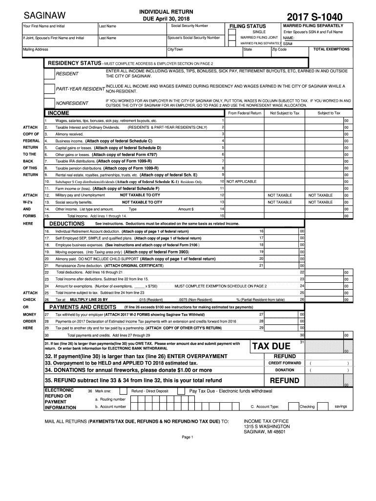  Enter Spouse's SSN # and Full Name 2017