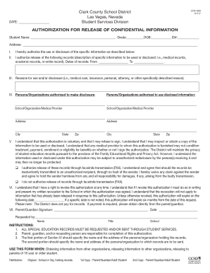 Get and Sign Ccsd Release  Form