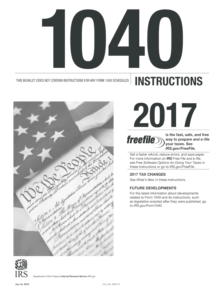  Form Instructions 2017