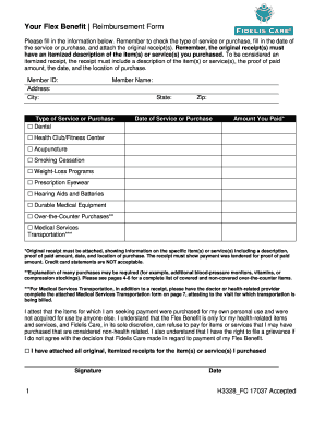  Fidelis Care Reimbursement Form 2018-2024