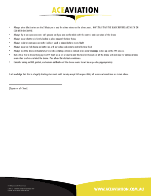 Drone Lease Agreement  Form