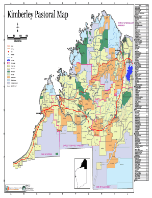 Kimberley Pastoral Map  Form