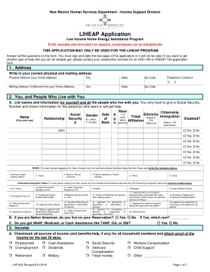  Liheap Application PDF 2016-2023