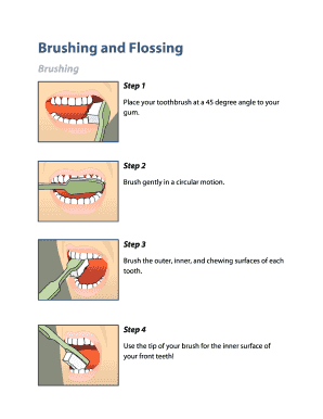 Brushing and Flossing  Form