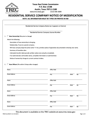 1 Company Notice  Form