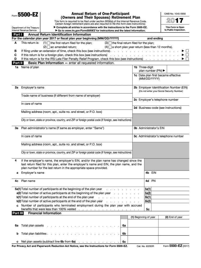  Form 5500 2017