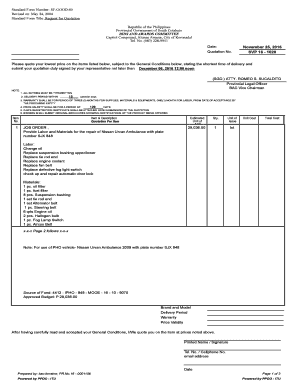 Standard Form Number SF GOOD 60