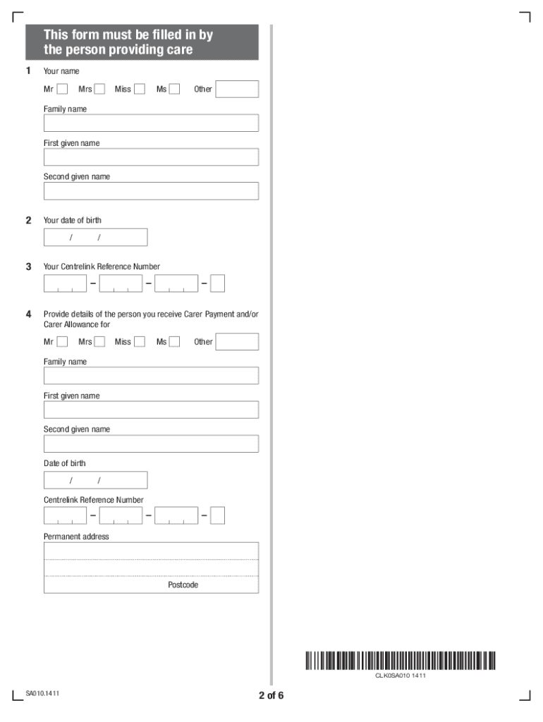 Sa010 Form