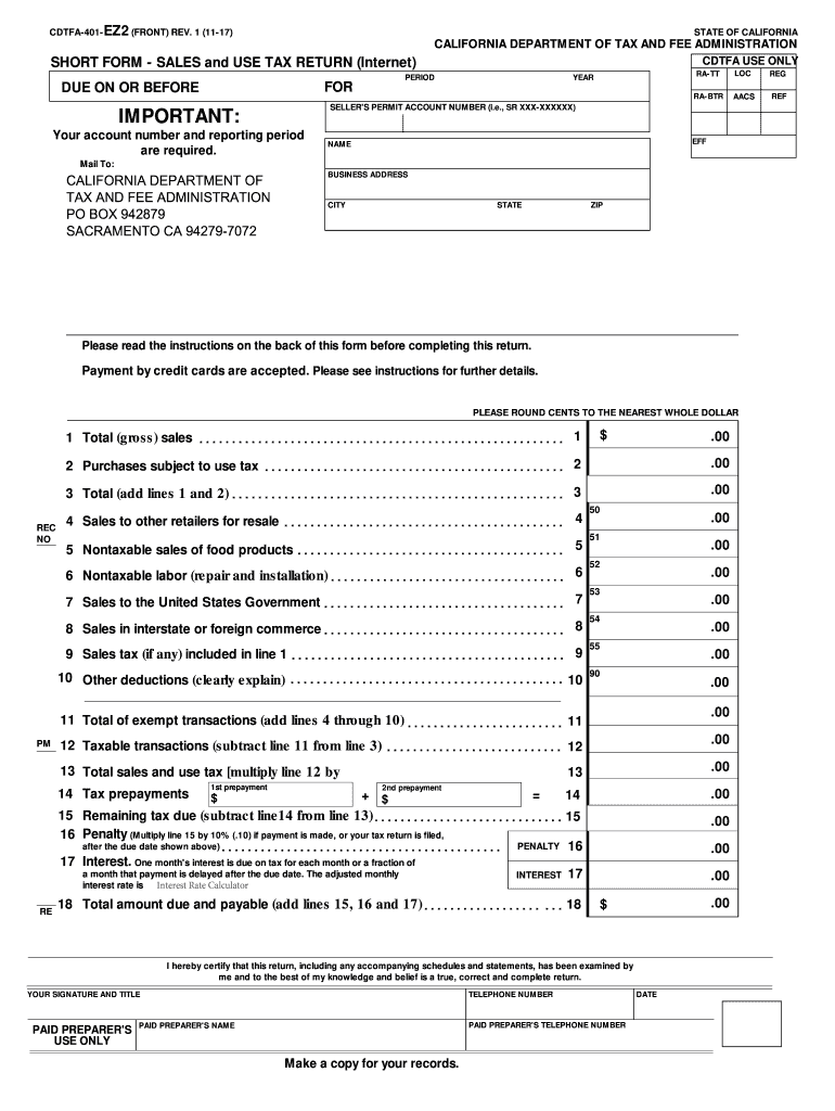  Cdtfa 442r 2017-2024