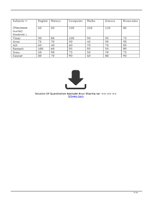 Arun Sharma Solutions  Form