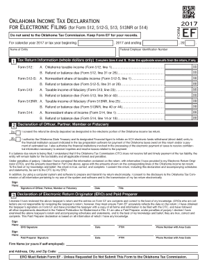  Do Not Send to the Oklahoma Tax Commission 2017