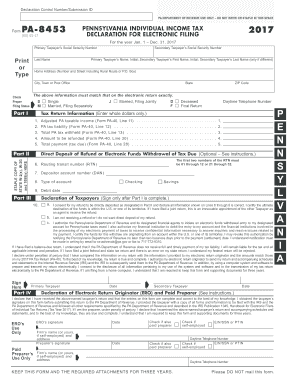 Form 8453 FE  Internal Revenue Service