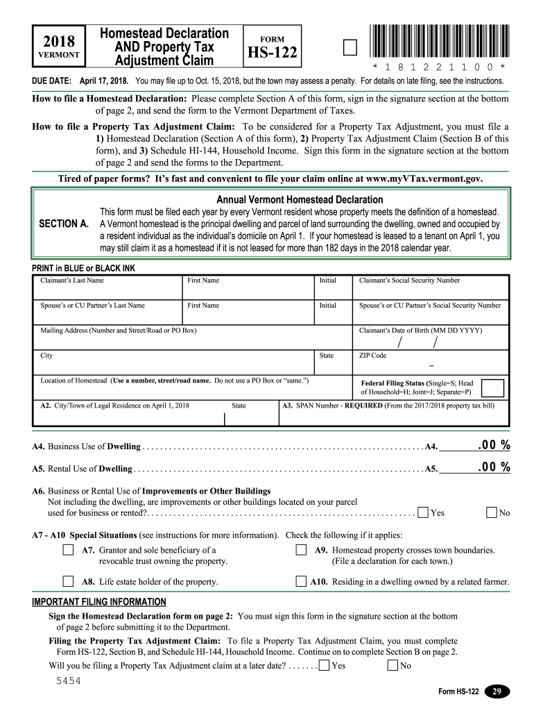  Hi 144  Form 2018