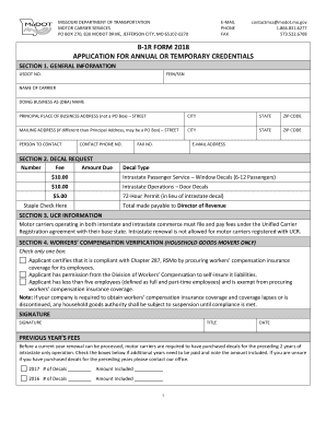  B 1R FORM 2018