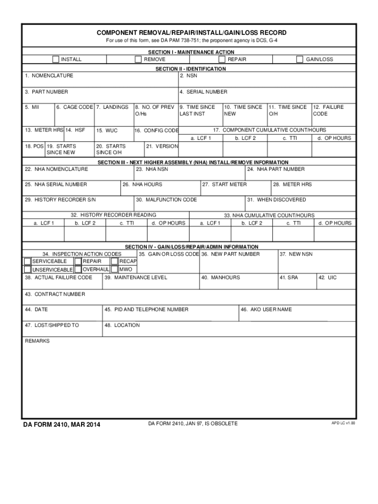 Da 2410  Form