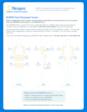  Patch Placement Tracker  Form