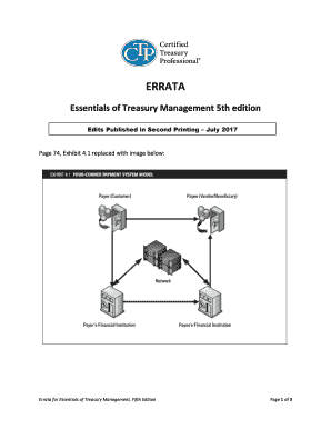 Essentials of Treasury Management  Form