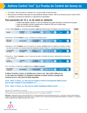 Asma Control Test PDF  Form