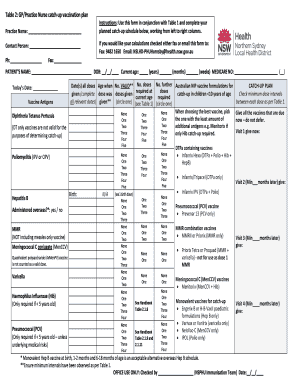  Catch Up Plan Sample 2016-2024