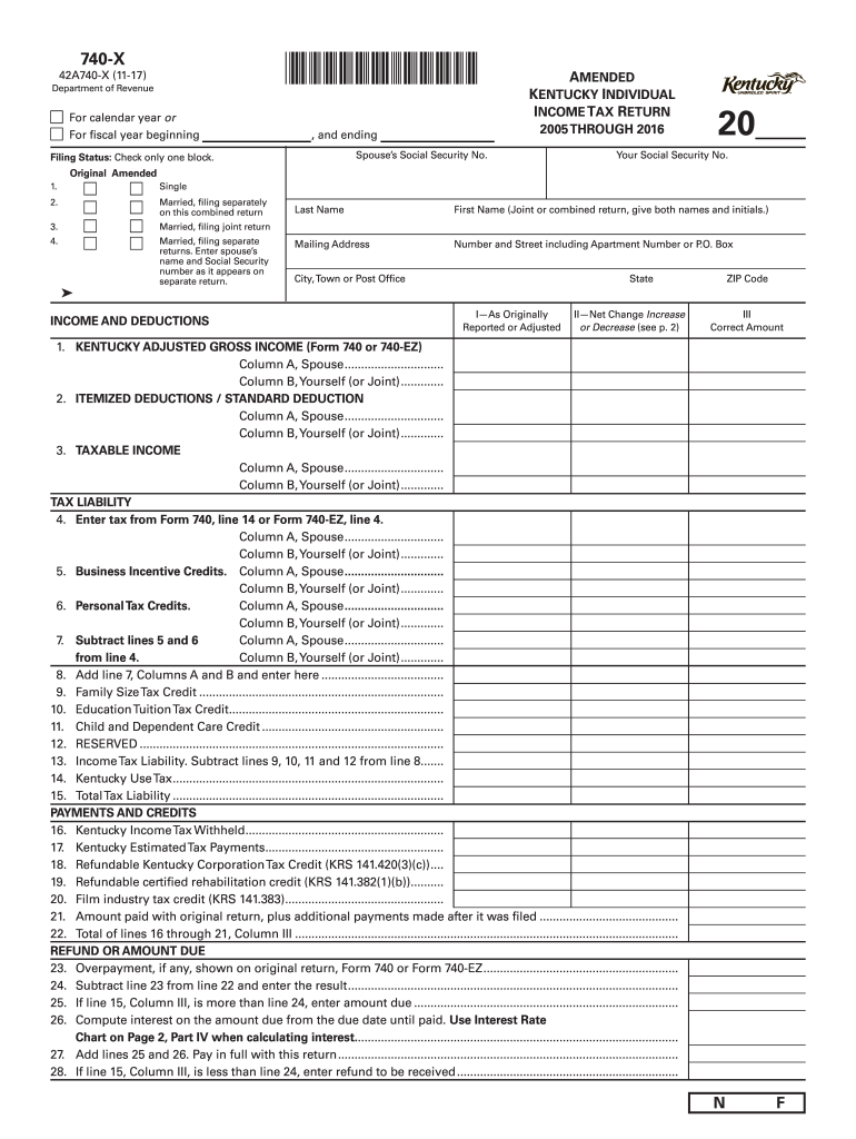  How Do I File an Amended Kentucky Tax Form 2017-2024