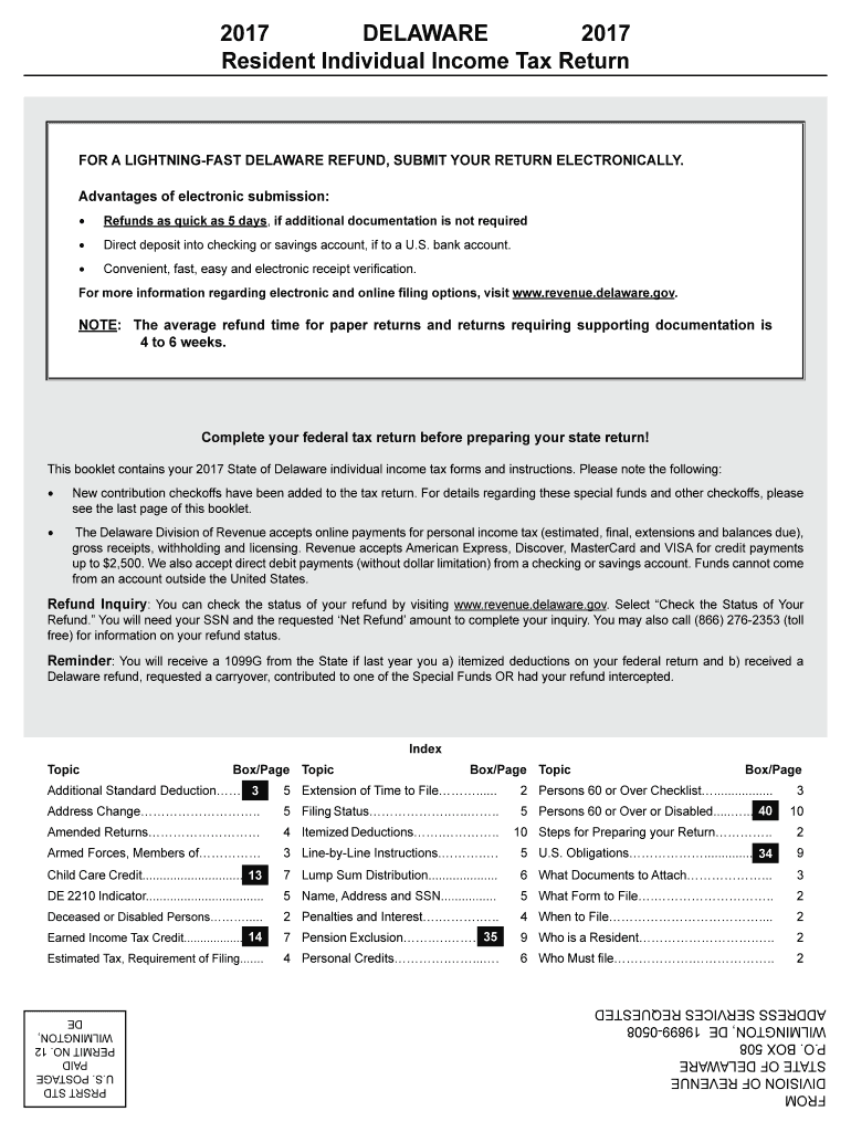  Delaware Form 200 01 2019