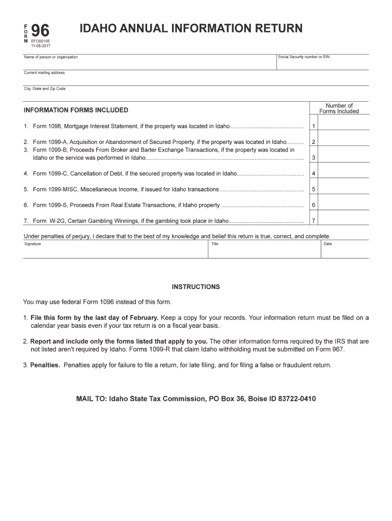  Idaho Form 910 2017