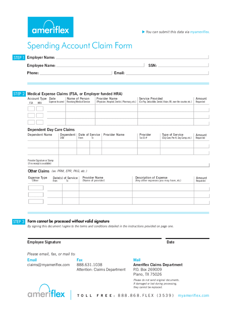 Get and Sign Spending Claim 2018-2022 Form
