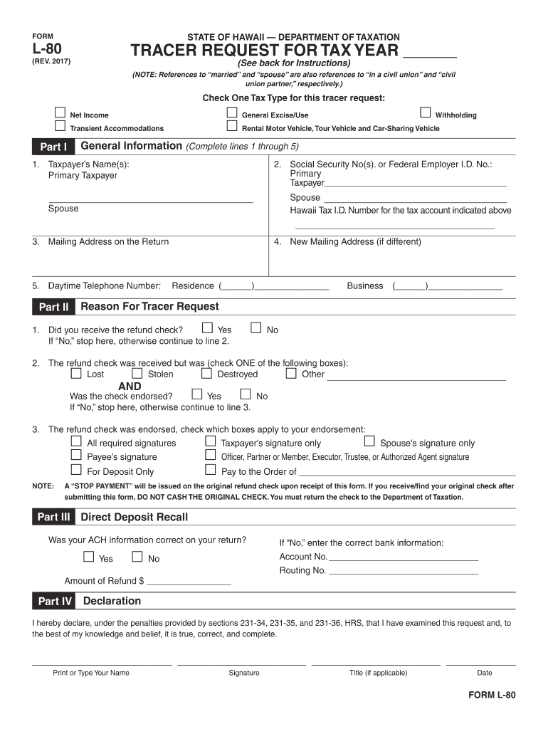 Get and Sign General Excise and Use Tax  Department of Taxation  Hawaii Gov 2017 Form