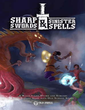 Sharp Swords and Sinister Spells PDF  Form