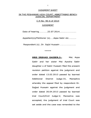 Peshawar High Court Abbottabad Bench Online Case Status  Form