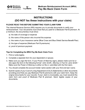  Bcbs Mra Form 2017