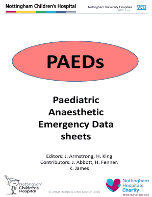 Emergency Data  Form