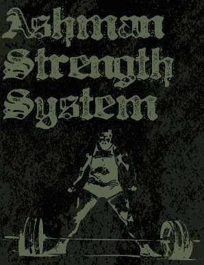 The Ashman Strength System  Form