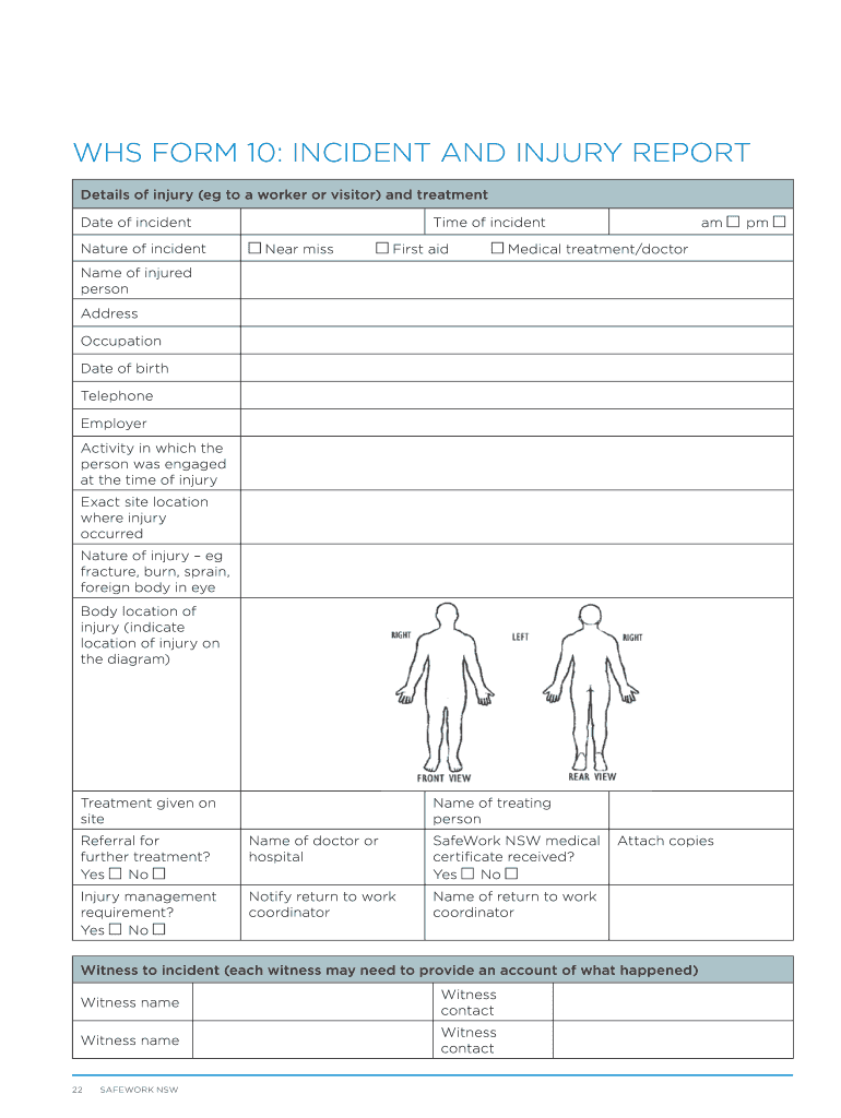  Whs Form 10 2017-2024