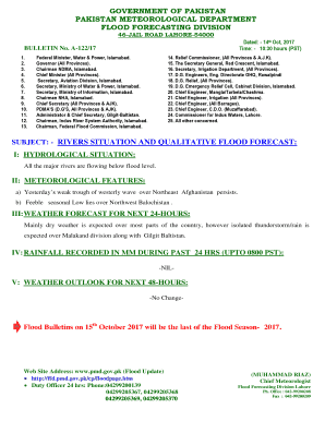 Flood Forecasting Division  Form