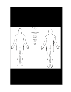 Pain Diagram and Pain Rating  Form