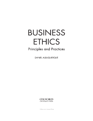 Business Ethics Daniel Albuquerque PDF  Form