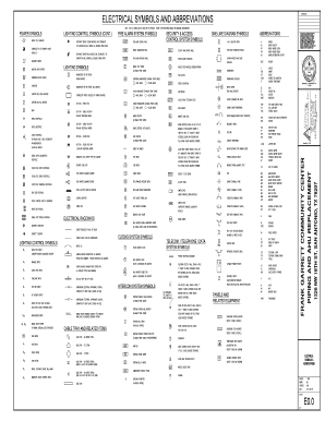 Electrical Abbreviations and Symbols  Form