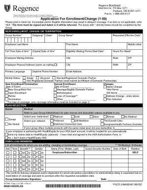  Application for EnrollmentChange 1 50 2017-2024