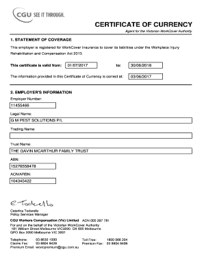 Brisbane Australian  Form