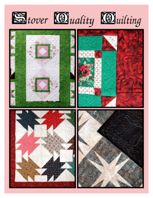 Stover Quality Quilting  Form