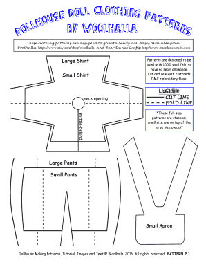 These Clothing Patterns Are Designed to Go with Bendy Doll Bases Available from  Form