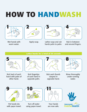 How to Handwash  Form