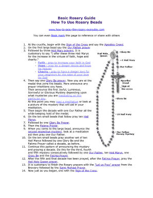 Rosary Guide PDF  Form