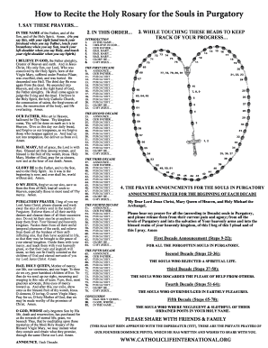 Recite the Rosary  Form