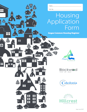 Angus Council Housing Application  Form