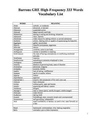 Barrons 333 PDF  Form