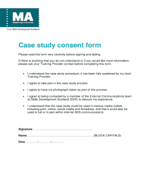 Case Study Consent Form