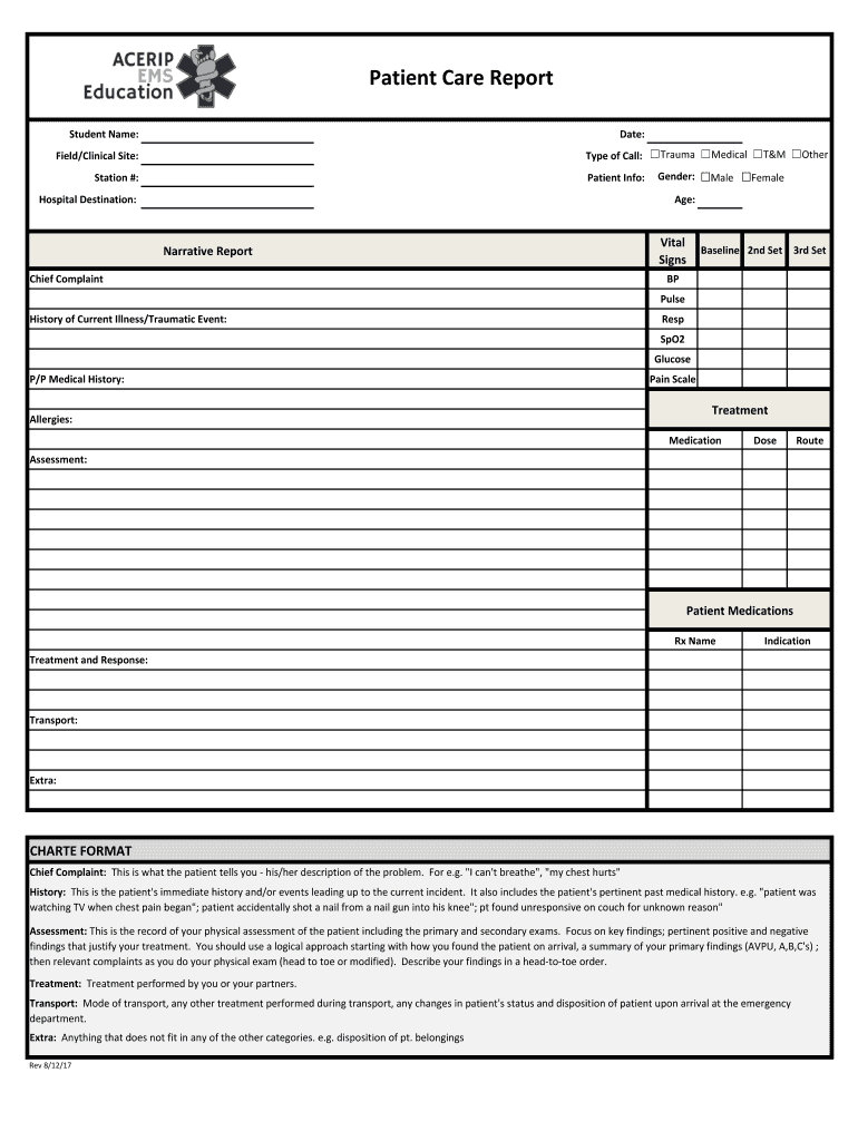 TypeofCall TraumaMedicalT&amp;MOther  Form