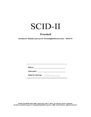 Scid Ii PDF Download  Form